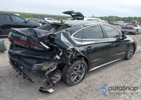 2020 Hyundai Sonata Sel z USA, uszkodzony, nr VIN 5NPEL4JAXLH047362